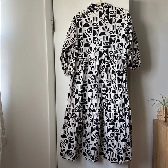 Maeve by Anthropologie Bettina Tiered Shirt Dress - Picture 4 of 4